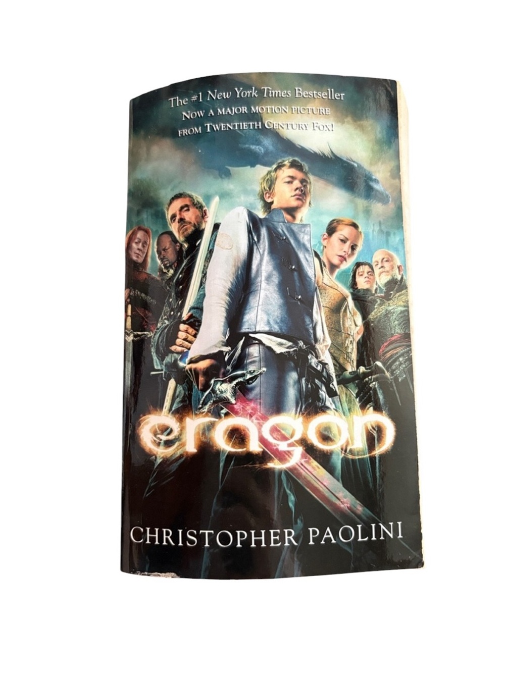 3/$20 Eragon by Christopher Paolini— Blue/Cream Book Cover paperback